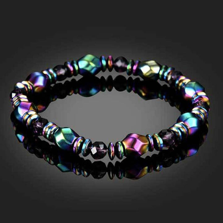 Buddha Stones Regenboog Hematiet Wellness Armband - 1 - image 0