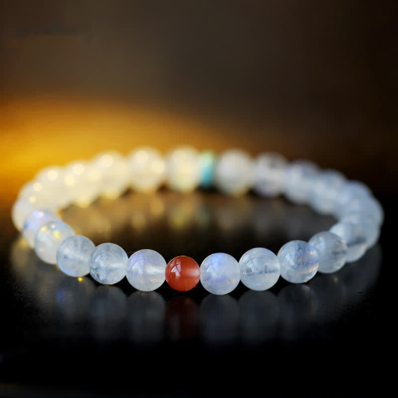 Buddha Stones Maansteen Armband voor rust, genezing en positieve energie - image 6