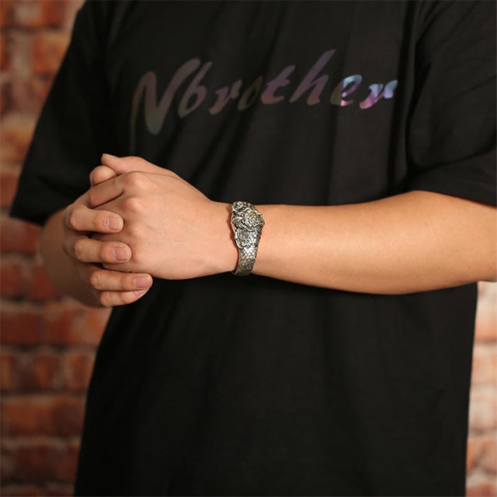 Buddha Stones Tibetaanse Garuda vogel wijsheids- en Bangle-armband - image 8