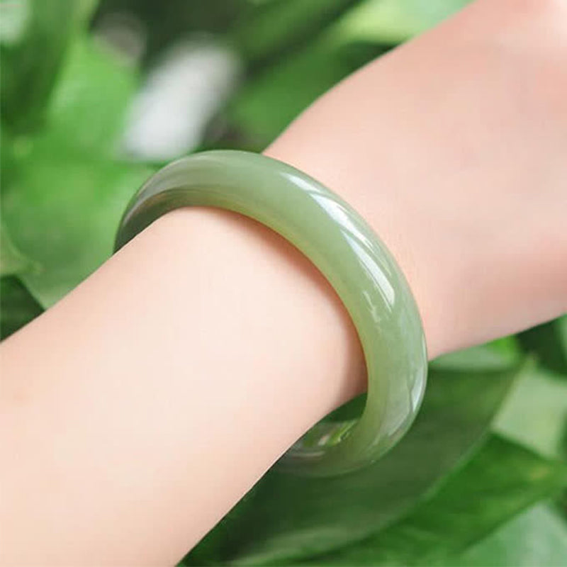 Buddha Stones Jade Armband met Bangle voor overvloed - image 4