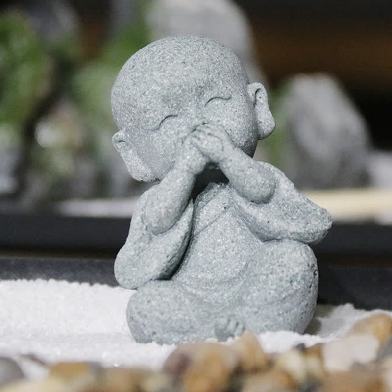Buddha Stones Meditatie, gebed, monnik, Boeddhabeeld, sereniteit, huisdecoratie - image 14