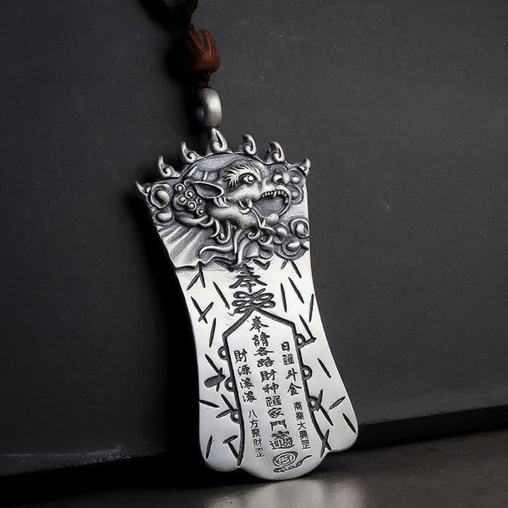 Buddha Stones FengShui Bagua PiXiu Cinnabar Balance Ketting - image 9