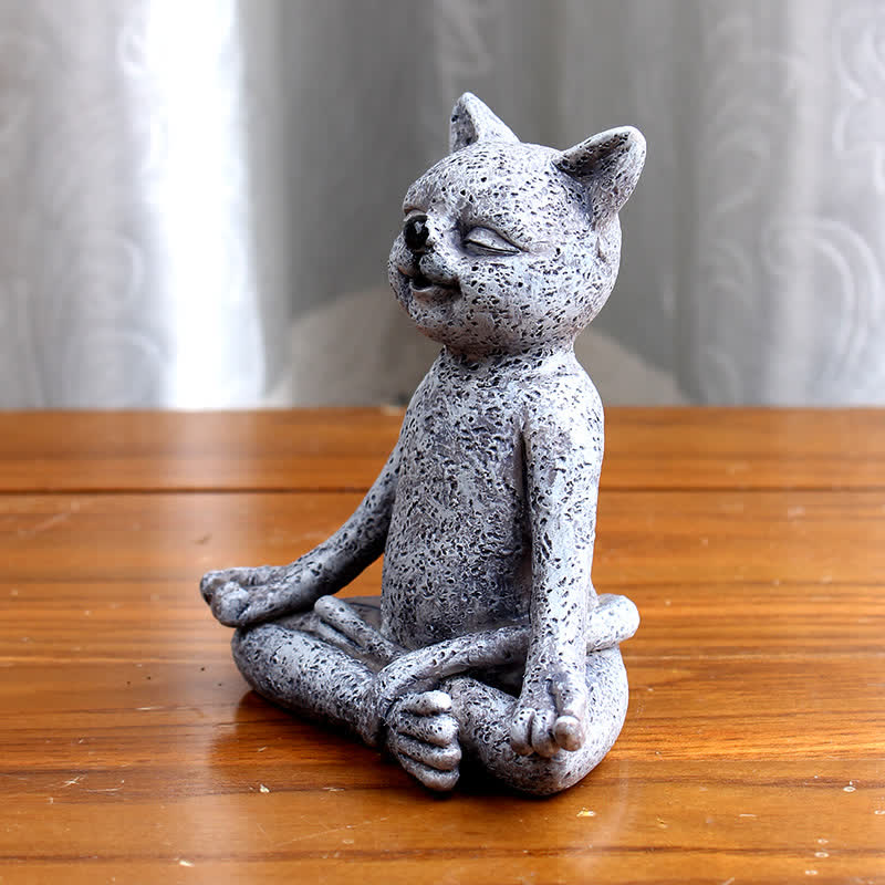 Buddha Stones Mediterende Zen Hond Kat Kikker Decoratie - image 7