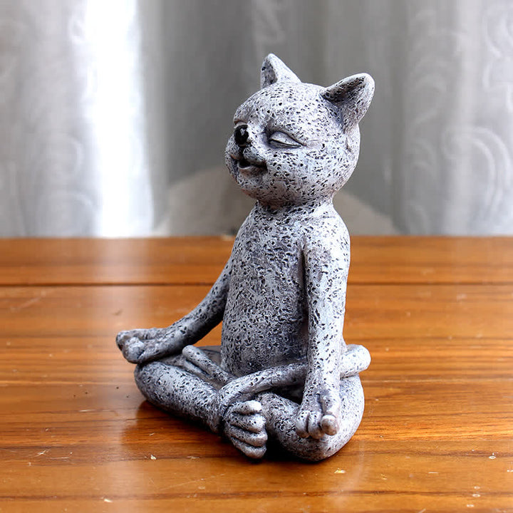 Buddha Stones Mediterende Zen Hond Kat Kikker Decoratie - image 7