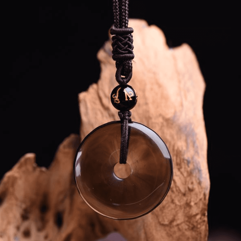 Buddha Stones Tibetaanse obsidiaan Ketting - image 6