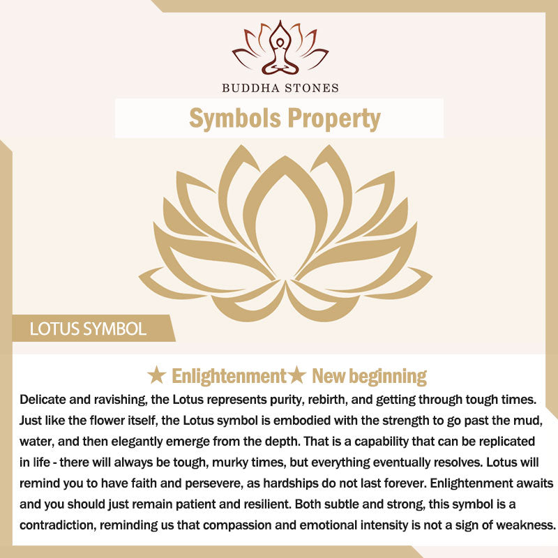 Buddha Stones Tibetaanse lotus Armband van wit koper - image 9