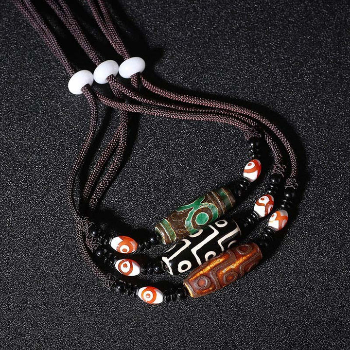 Buddha Stones Tibetaanse negenoog Dzi kralen Ketting - image 9