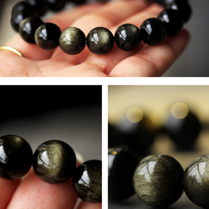 Buddha Stones Chinese dierenriem geboorte Boeddha Obsidiaan Armband - image 19
