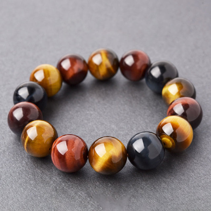 Buddha Stones Natuurlijke tijgeroog Armband voor positieve bescherming - image 10
