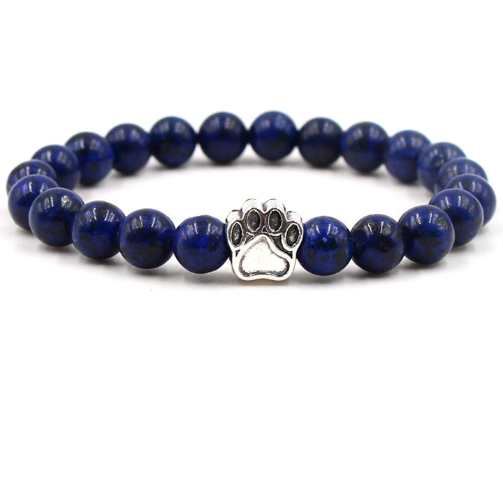 Indiase agaat groene agaat hondenpoot positieve kalmerende Armband - Lazuriet (Evenwicht ♥ Sereniteit) - image 6
