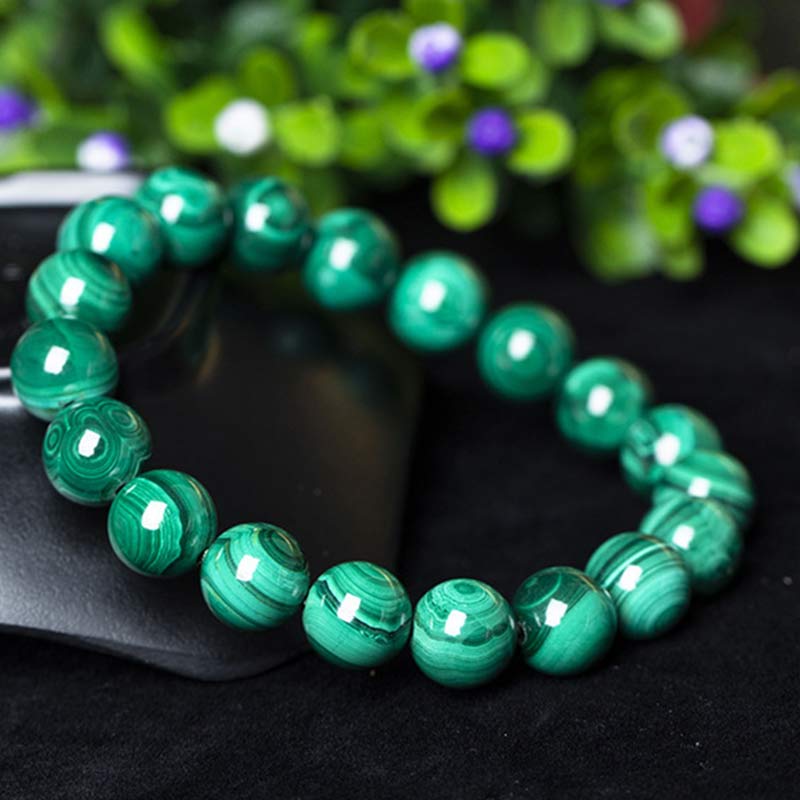 Buddha Stones Natuurlijke malachiet Armband voor rust en ontspanning - image 7