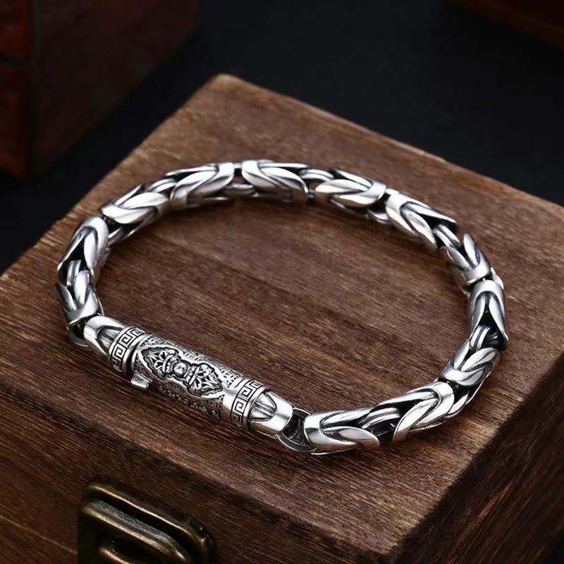 Buddha Stones Dorje Vajra Om Mani Padme Hum Vrede Liefde Koperen Ketting Armband - 22 cm - image 0
