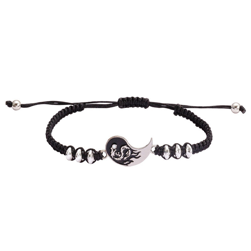 Buddha Stones 2 stuks Yin Yang Draak Armband - image 1