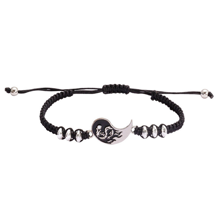 Buddha Stones 2 stuks Yin Yang Draak Armband - image 1