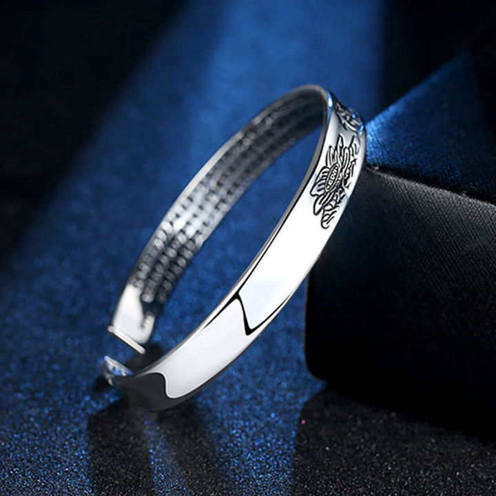 Buddha Stones Hartsoetra Mantra Bangle Vrede Koperen Manchetarmband - image 6