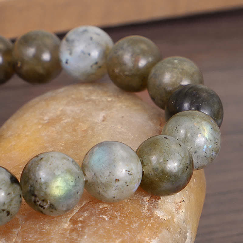 Buddha Stones Natuurlijke labradoriet maansteen Armband met helende kralen - image 7
