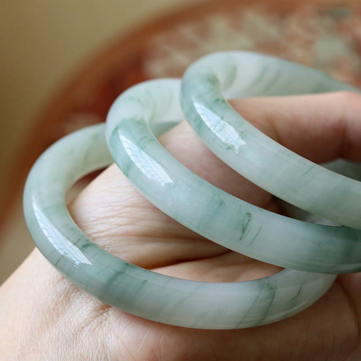 Buddha Stones Natuurlijke jade geluks- en Bangle - image 2