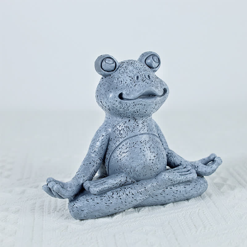 Buddha Stones Mediterende Zen Hond Kat Kikker Decoratie - image 12