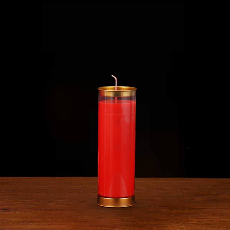 Meditatie, gebed, altaarkaars, boeddhistische tempelrituelen, gebruiksvoorwerpen - Rood - Gemiddeld (3 dagen) - image 10