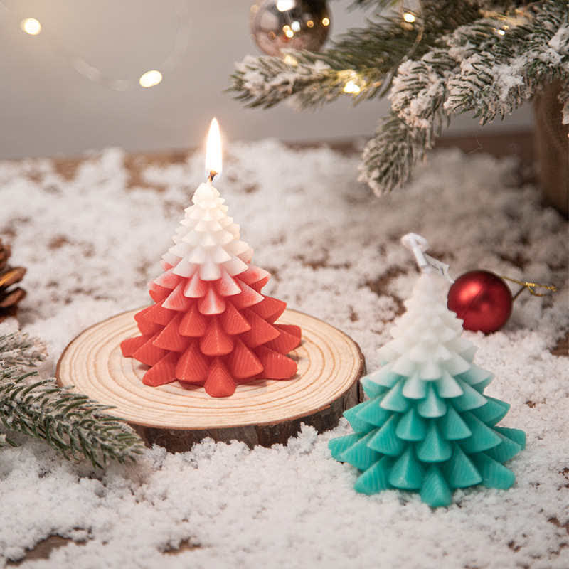Kerstboomgeurende sojawaskaars, een perfect cadeau voor familie en vrienden. - image 1