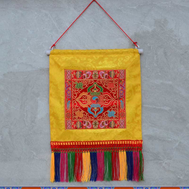 Vajra, gunstige symbolen, spirituele kracht, muurdecoratie - Vajra - Rood - image 2