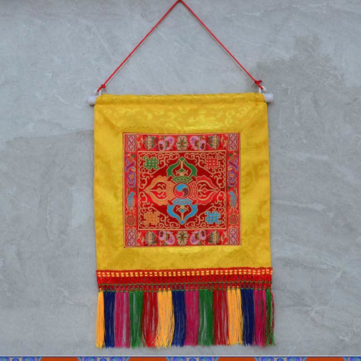 Vajra, gunstige symbolen, spirituele kracht, muurdecoratie - Vajra - Rood - image 2