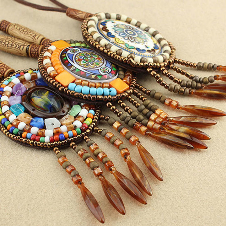 Buddha Stones Mandala-patroon kralen creatieve Ketting - image 11