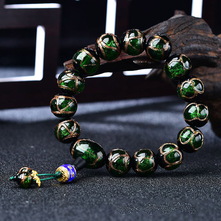 Tibetaanse Armband met drakenaderagaat voor helende doeleinden - image 5